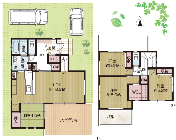 J号地の間取り図