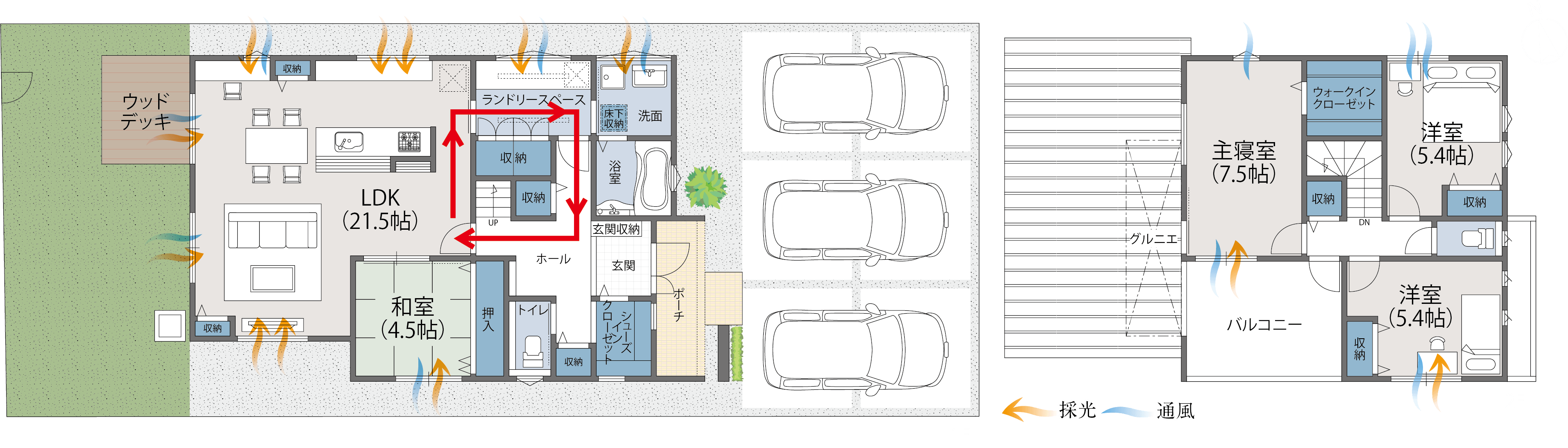 C号地　モデルハウス　図面