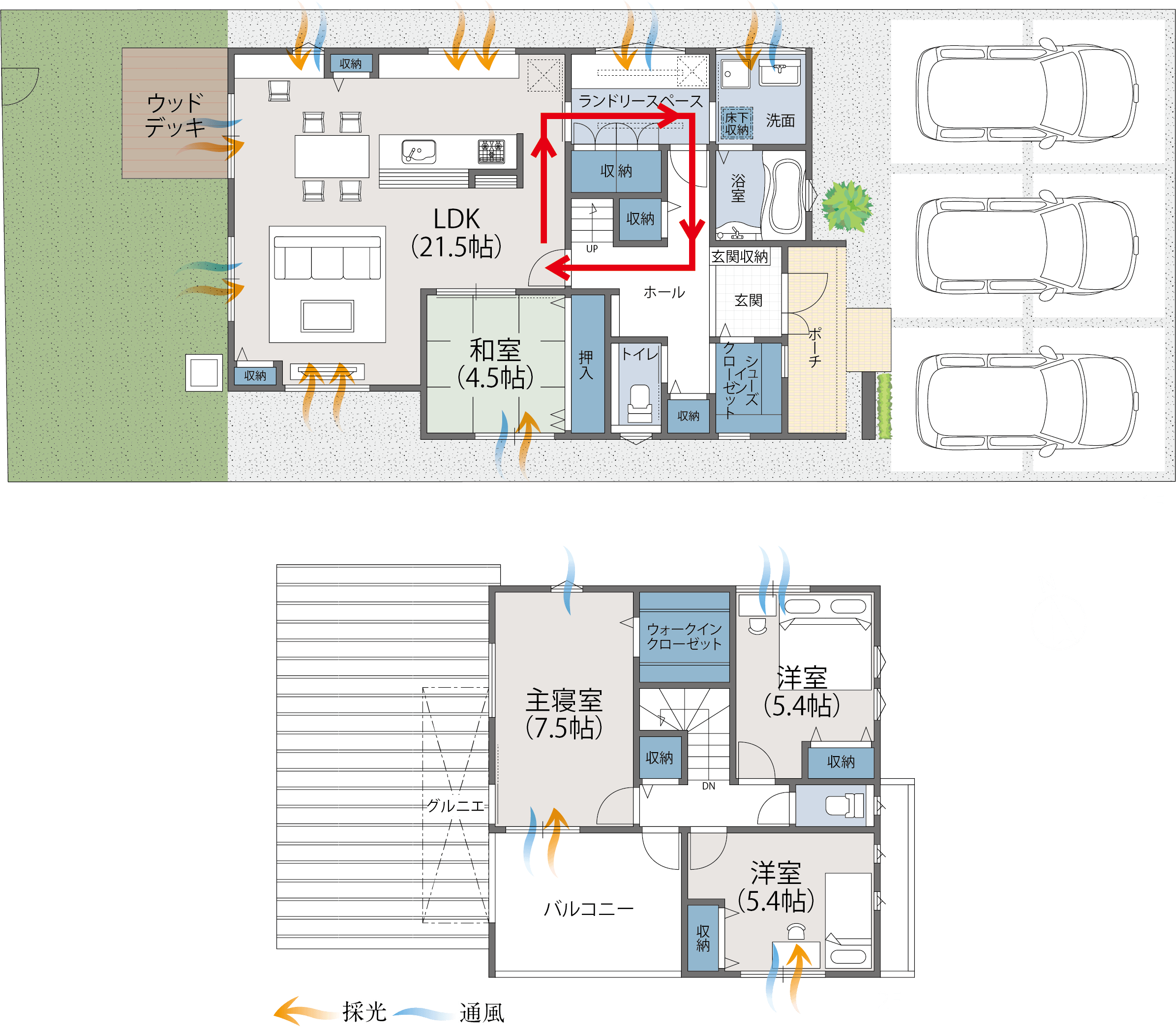 C号地　モデルハウス　図面