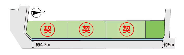 大和高田市曽大根区画図