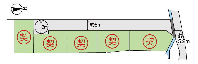 大和高田市勝目　区画図