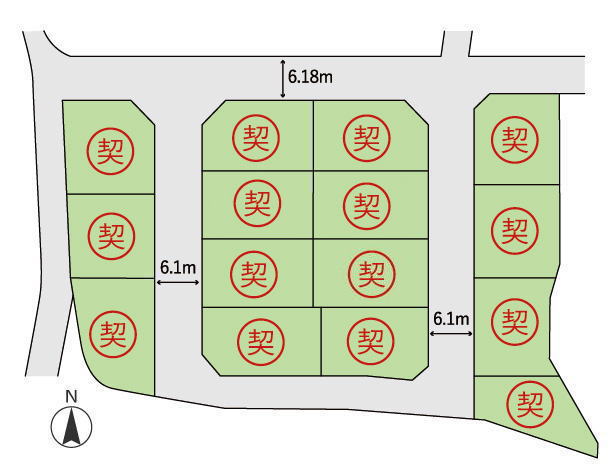 北葛城郡王寺町本町４丁目区画図