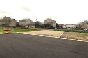 奈良県大和高田市大中の分譲地