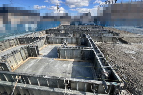 葛城市八川　基礎工事