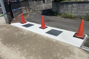 奈良県北葛城郡広陵町南郷　水路橋完成