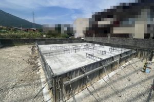 基礎コンクリート打設
