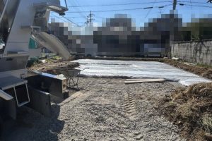 奈良県磯城郡田原本町三笠　注文住宅　防湿シート