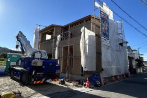 SOLEIL香芝　磯壁5丁目　上棟