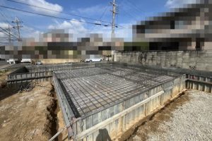 磯城郡田原本町　基礎配筋
