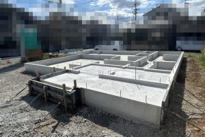 磯城郡田原本町　注文住宅　基礎完成