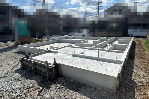 磯城郡田原本町　注文住宅　基礎完成