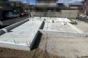 磯城郡田原本町　注文住宅　基礎完成