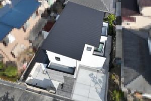 香芝市磯壁モデルハウスドローン撮影