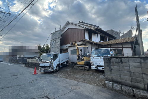奈良県北葛城郡上牧町 解体工事